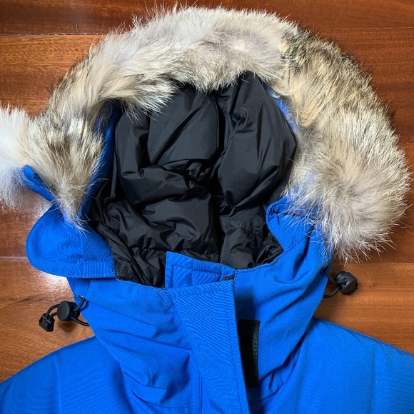 NEW CANADA GOOSE PBI EXPEDITION PARKA! ROYAL BLUE! SIZE XXS! $1345 - Picture 2 of 10